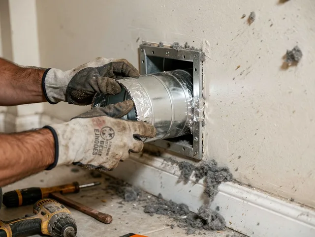 Professional dryer vent repair and installation by Port Charlotte Dryer Vent Cleaning in Port Charlotte